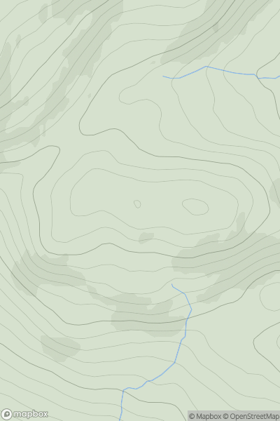 Thumbnail image for Carn Dubh [Glen Affric to Glen Moriston] showing contour plot for surrounding peak